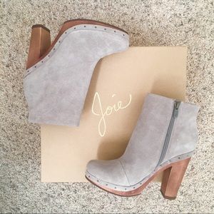 NEVER WORN Joie suede booties! Brand new!